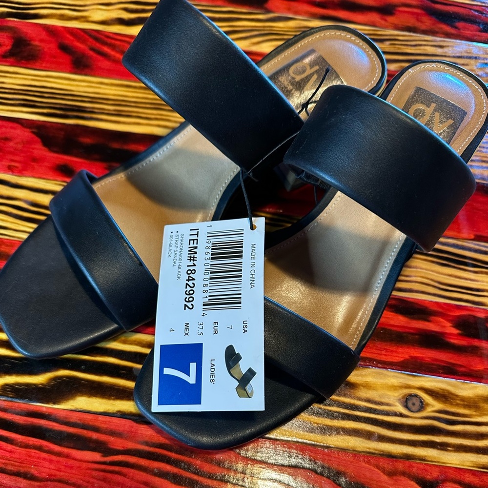 DV by Dolce Vita Black Slide Low Heel